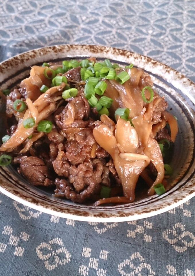 簡単柔らか★牛肉と舞茸のしぐれ煮-レシピのメイン写真