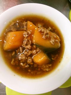 和食 簡単 かぼちゃの そぼろあんかけ-レシピのメイン写真