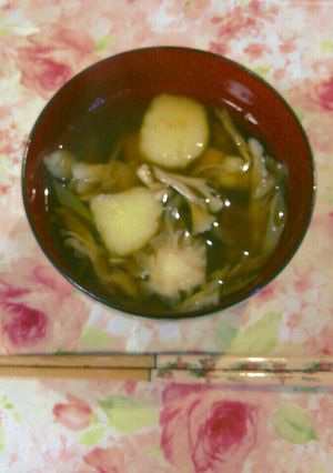 じゃがいももち入りすまし汁-レシピのメイン写真