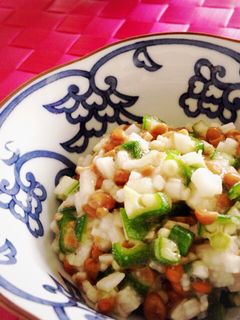 オクラ*長芋*納豆のネバネバ!副菜に♡-レシピのメイン写真