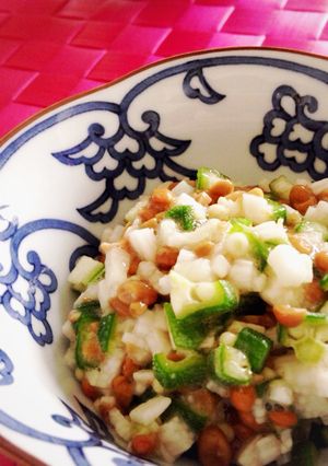 オクラ*長芋*納豆のネバネバ!副菜に♡-レシピのメイン写真