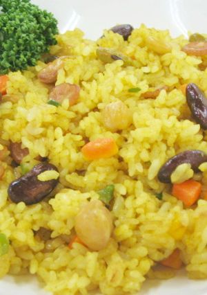 豆入りカレーチャーハン-レシピのメイン写真