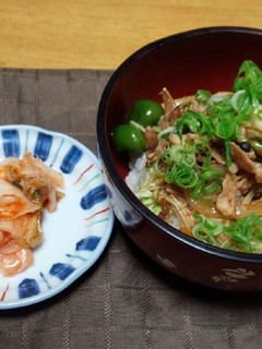 豚キノコ丼ぶり-レシピのメイン写真