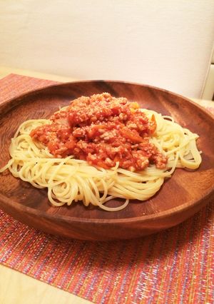 酸味控えめ簡単ミートソース-レシピのメイン写真