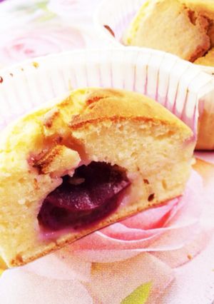巨峰のカップケーキ、HMで簡単-レシピのメイン写真
