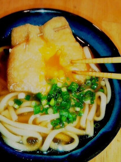 よくばり♡月見きつねうどん-レシピのメイン写真