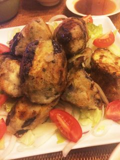 餃子のあんで茄子のはさみ焼き-レシピのメイン写真