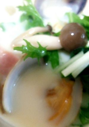 アサリとたっぷり野菜の和風チャウダー-レシピのメイン写真