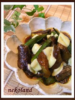 カレーが香る✿ナスとオクラの煮物-レシピのメイン写真