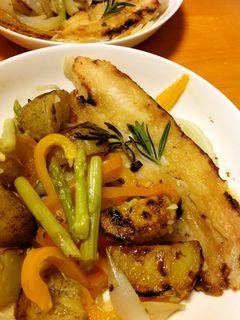 白身魚と野菜の白ワイン蒸焼き-レシピのメイン写真