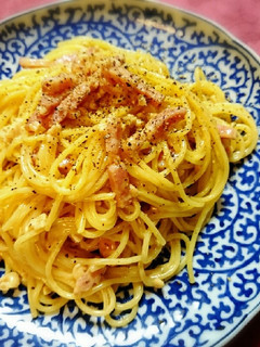 簡単☆焦がし醤油で納豆カルボナーラ-レシピのメイン写真