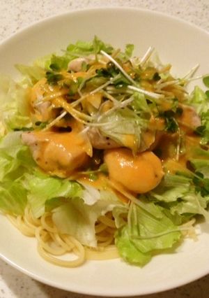 コンビニ風サラダパスタ-レシピのメイン写真