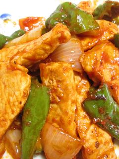 *厚切り豚肉とピーマンのケチャップ炒め*-レシピのメイン写真