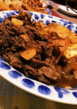 牛肉のしぐれ味の肉豆腐♡-レシピのメイン写真