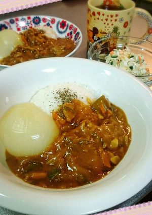 幻の玉葱札幌黄丸ごとバーモントカレー!!-レシピのメイン写真