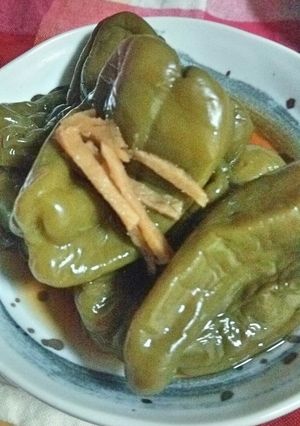 ﾋﾟｰﾏﾝの生姜煮-レシピのメイン写真