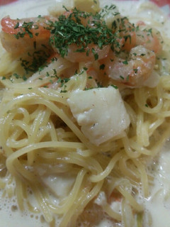 簡単クリームパスタ♪-レシピのメイン写真