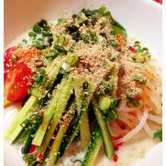 รูปของ 豆乳＊冷やし＊坦々そうめん