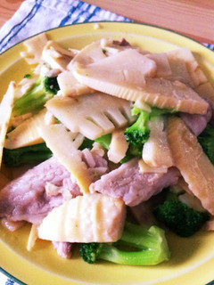 筍と豚肉のあっさり炒め-レシピのメイン写真