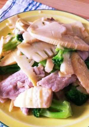 筍と豚肉のあっさり炒め-レシピのメイン写真