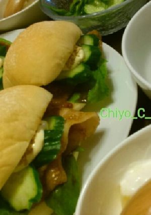 おうちで簡単バーガーだょ♪-レシピのメイン写真
