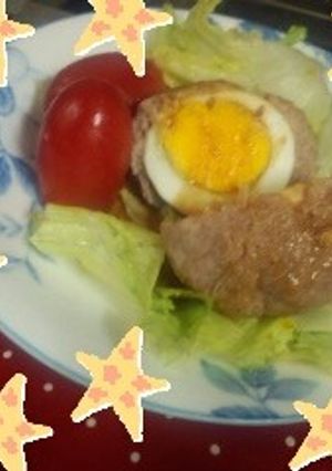 油で揚げないスコッチエッグ-レシピのメイン写真