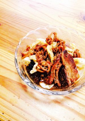 残り物、焼肉の軟骨で甘辛煮-レシピのメイン写真