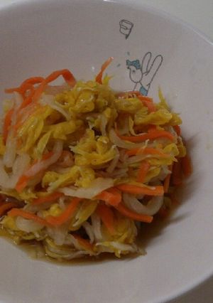 菊(食用)入りなます-レシピのメイン写真
