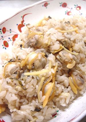 大葉にんにく醤油で☆めちゃウマあさり飯-レシピのメイン写真