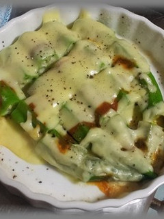 オクラのチーズ焼き-レシピのメイン写真