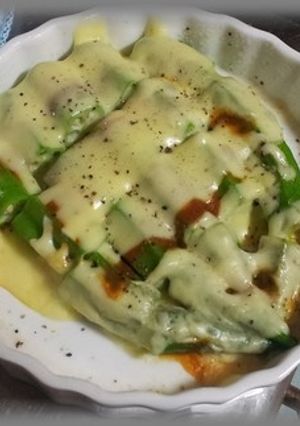 オクラのチーズ焼き-レシピのメイン写真