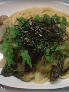 夏野菜たっぷりの和風パスタ(みそ味) -レシピのメイン写真