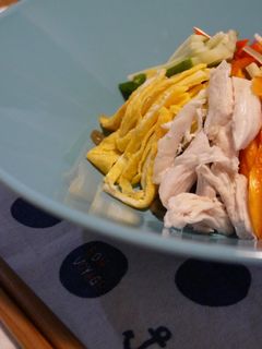 低カロ糸こんにゃくで冷やし中華♪-レシピのメイン写真