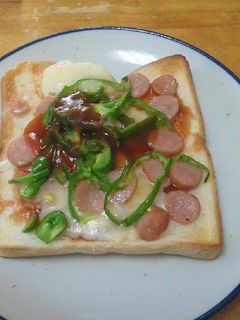 朝食ピザトースト-レシピのメイン写真