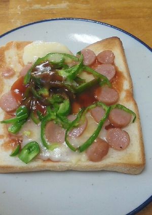 朝食ピザトースト-レシピのメイン写真