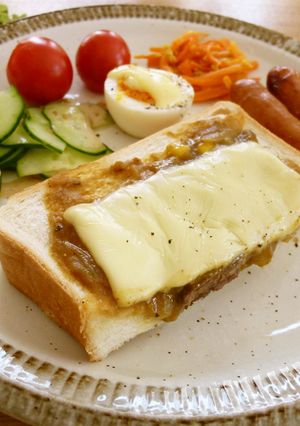 カレートースト♪-レシピのメイン写真