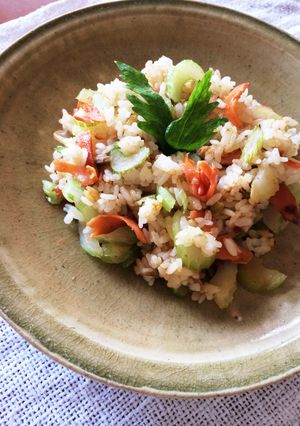 鮭とセロリのピリ辛チャーハン-レシピのメイン写真
