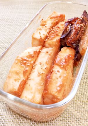 なすと豆腐の　味噌炒め♪話題入り-レシピのメイン写真