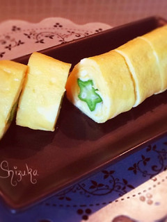 オクラの玉子焼き-レシピのメイン写真