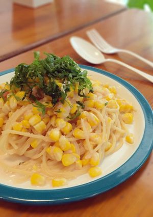 とうもころしたっぷり明太子パスタ-レシピのメイン写真
