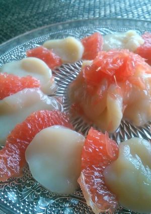 水塩で！帆立とグレープフルーツの和え物-レシピのメイン写真