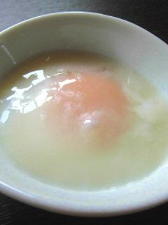 【スープジャー】ふるふる温泉たまご1個-レシピのメイン写真