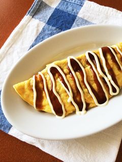ネギチーズお好み風オムレツ-レシピのメイン写真