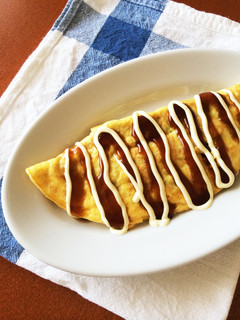 ネギチーズお好み風オムレツ-レシピのメイン写真