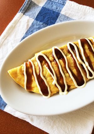 ネギチーズお好み風オムレツ-レシピのメイン写真