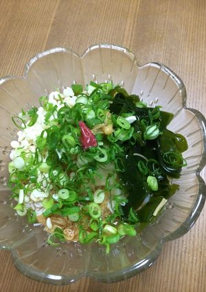 ナメタケソーメン-レシピのメイン写真