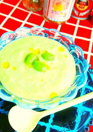 枝豆グリーンの◆お豆腐ガスパチョ③-レシピのメイン写真