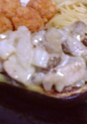 ナスカップ☆鶏マヨ-レシピのメイン写真