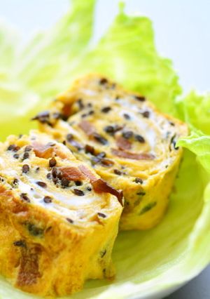 ひじきの卵焼き♪ひじきの煮物のリメイク-レシピのメイン写真
