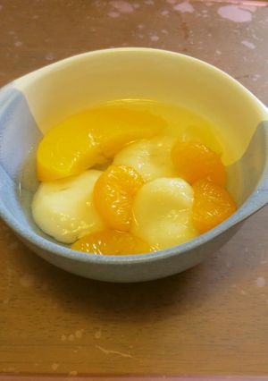 とっても簡単豆腐白玉のフルーツポンチ-レシピのメイン写真